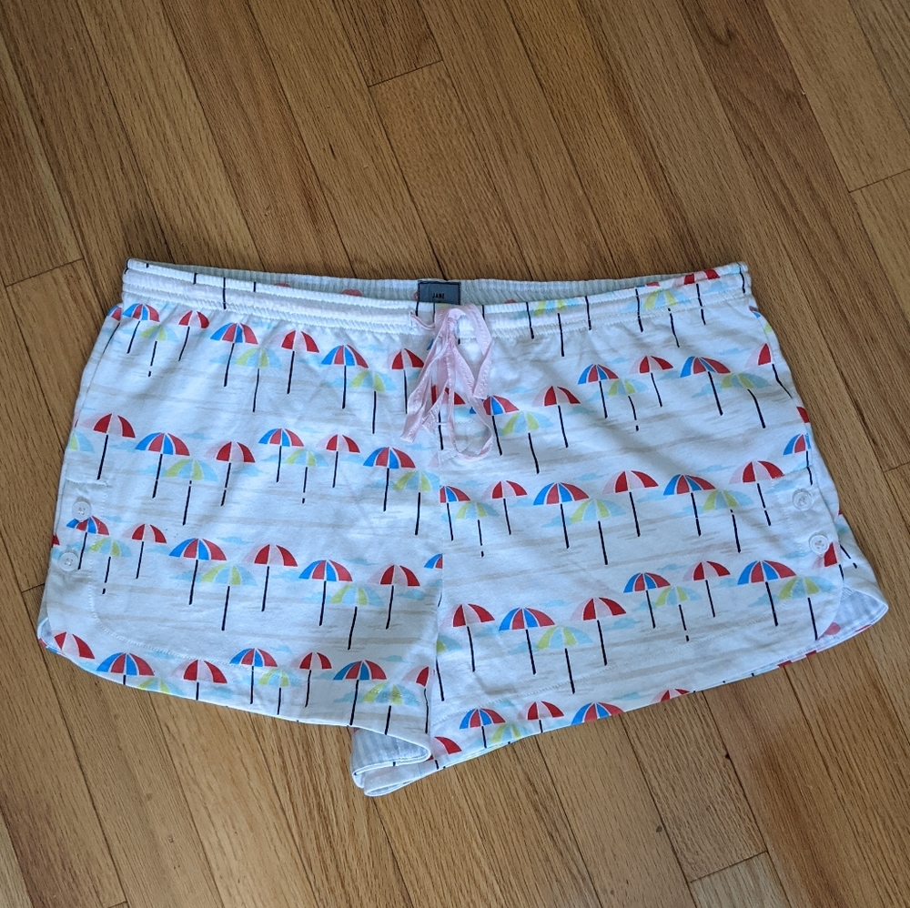 Jane and Bleecker Umbrella Sleep Shorts NWT - L